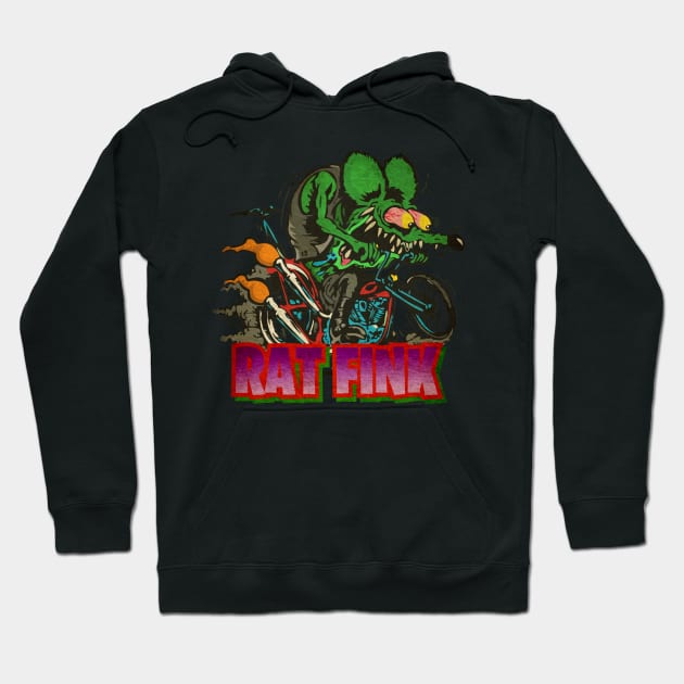 Classic Rat Fink Hoodie by Badganks